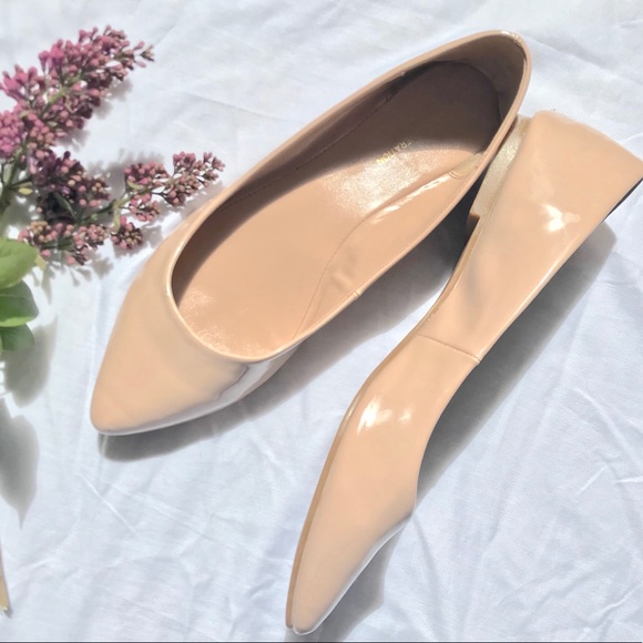 BCBGeneration Millie Patent Nude Flats. Size 9. - Picture 2 of 6